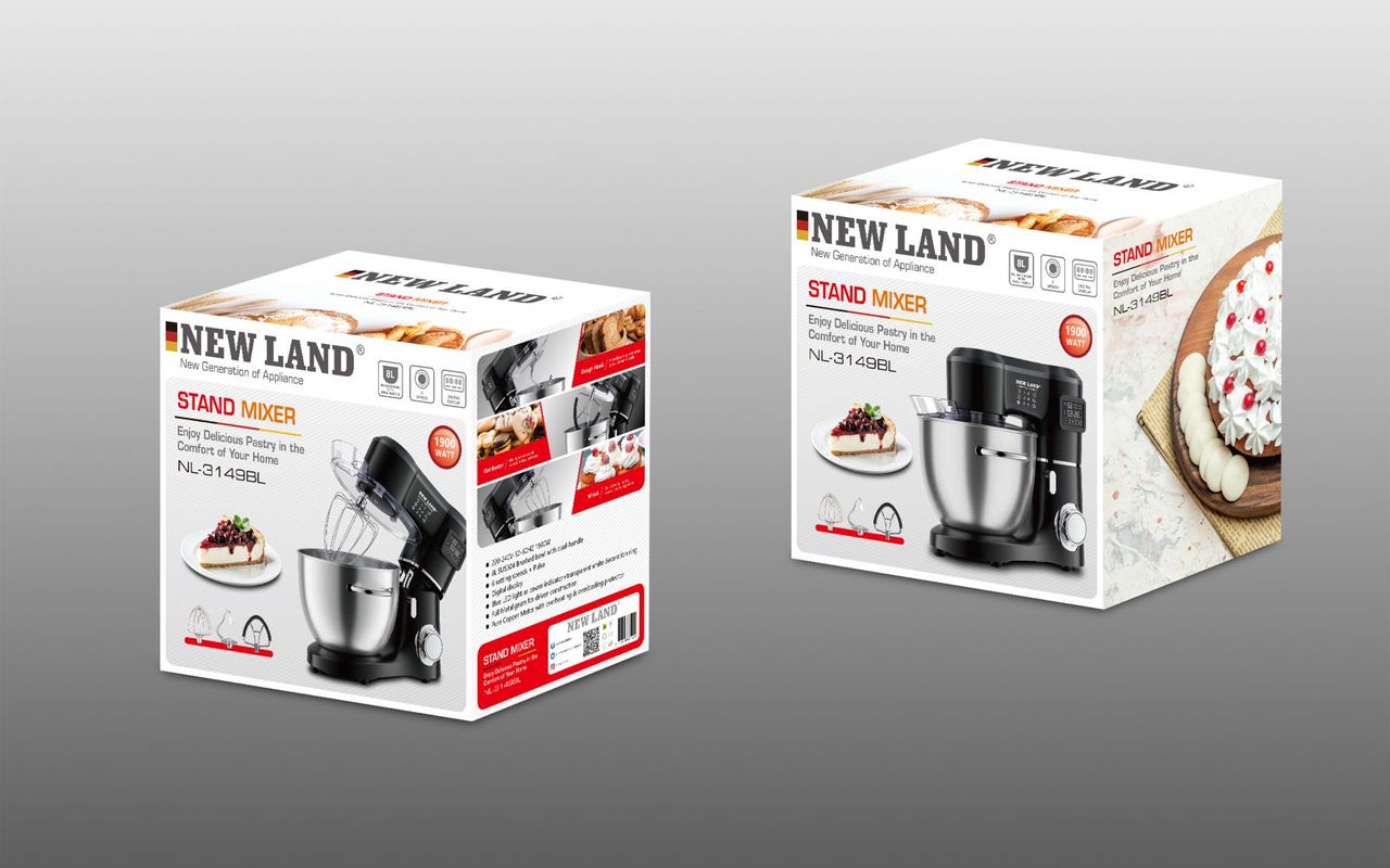 همزن صنعتی 1900وات-8لیتر Newland مدل 3149BL